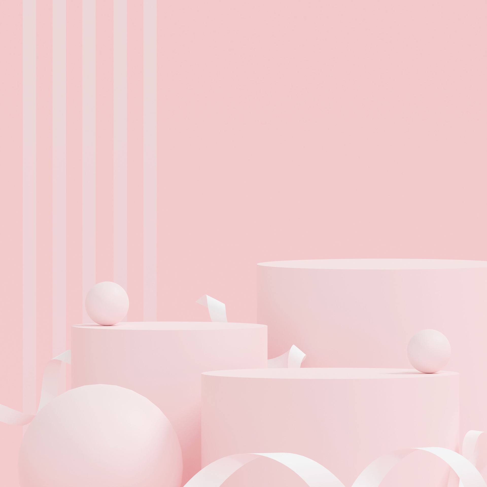 pink marble circle podium on pink background. concept scene stage showcase for new product, promotion sale, banner, presentation, cosmetic. with copy space - 3D illustration